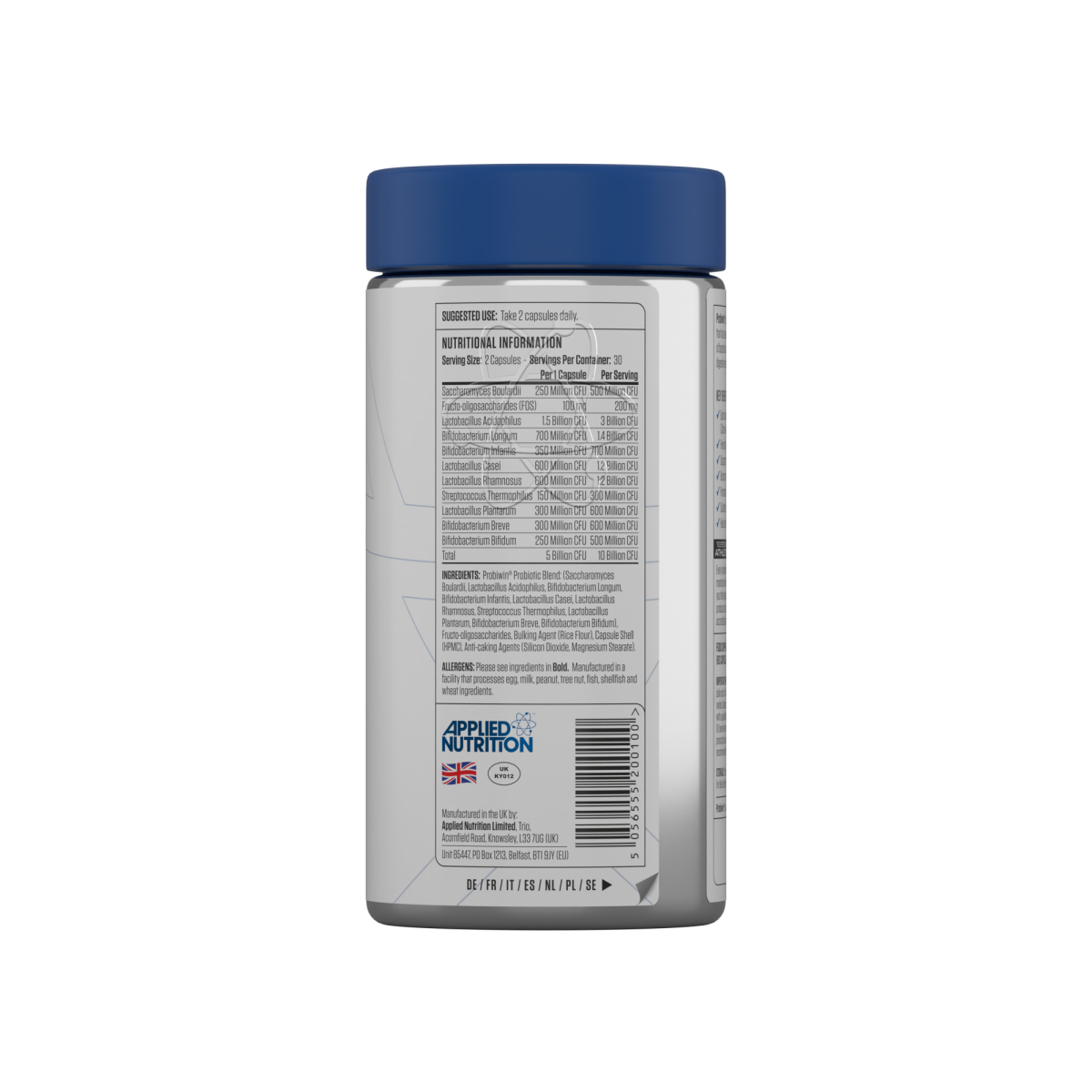 Viên uống lợi khuẩn Probiotic - Advanced Multi-Strain Formula (30 lần dùng)