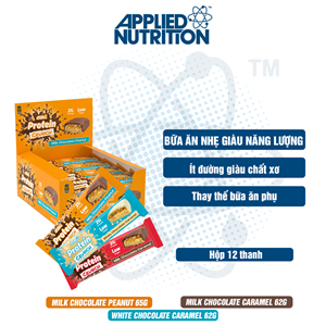 Bánh Whey Protein Bar - Applied Nutrition Applied bar protein crunch (Hộp 12 thanh)