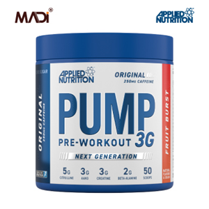 PUMP 3G PRE WORKOUT 375G (25 LẦN DÙNG)